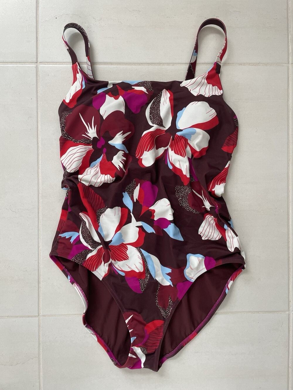 Athleta Swim One Piece Swimsuit Hermosa Floral Hero Bloom Summer Beach